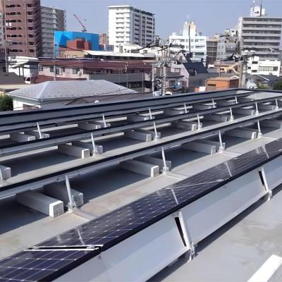 Rooftop Ballast PV Bracket in Tokyo, Japan
