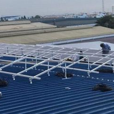 Vietnam Solar Mounting Brackets on Rooftop