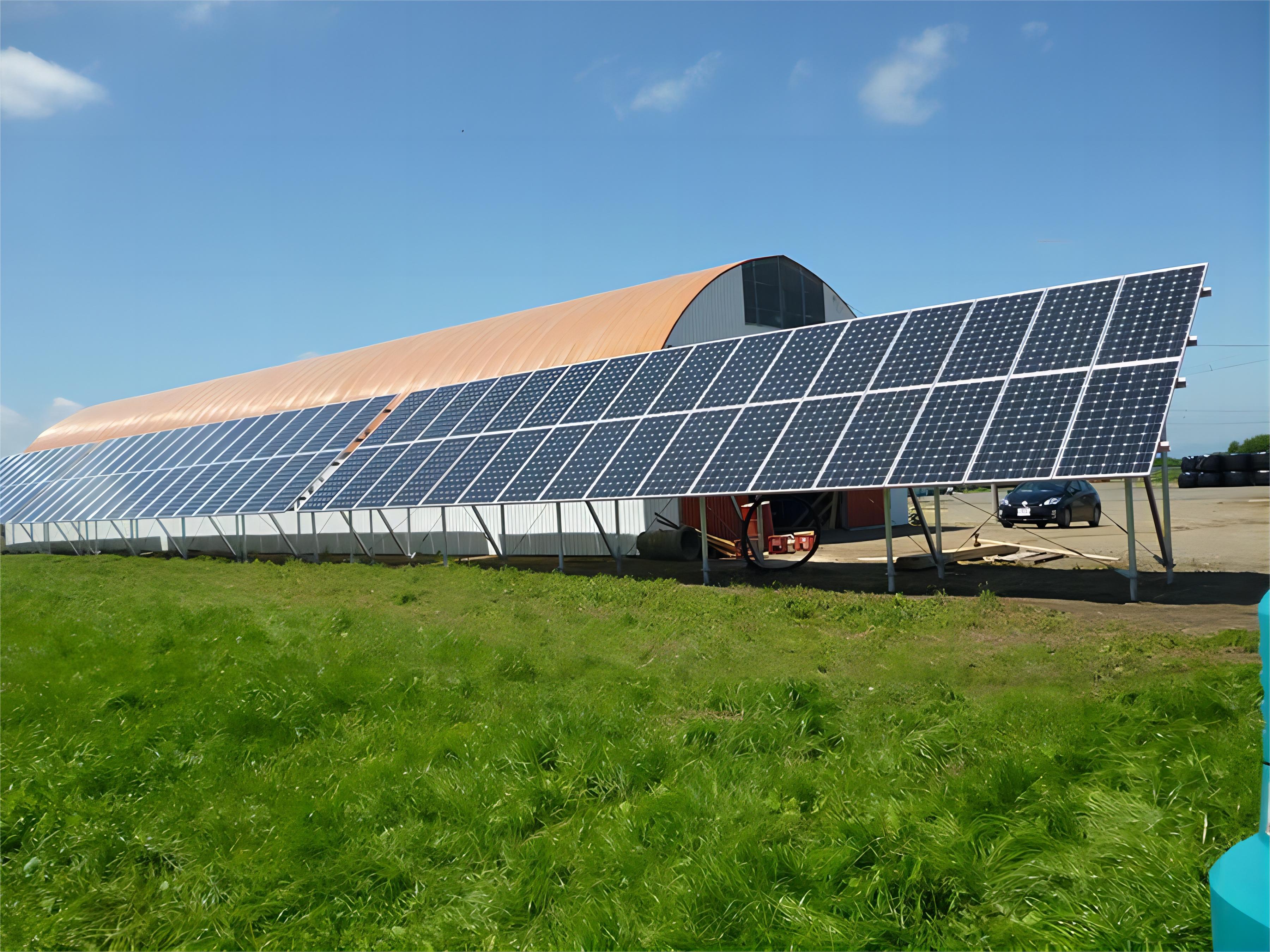Integrated ground photovoltaic bracket in Hokkaido, Japan.jpg